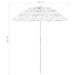 Parasol de plage Blanc 180 cm - Photo n°8