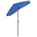 Parasol de plage Bleu azuré 180x120 cm - Photo n°6