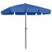 Parasol de plage Bleu azuré 200x125 cm - Photo n°1