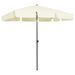 Parasol de plage Jaune sable 200x125 cm - Photo n°1