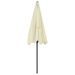 Parasol de plage Jaune sable 200x125 cm - Photo n°7