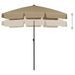 Parasol de plage Taupe 180x120 cm - Photo n°5