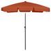 Parasol de plage Terre cuite 180x120 cm - Photo n°1