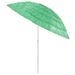 Parasol de plage Vert 240 cm - Photo n°5