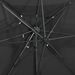 Parasol déporté à double toit Anthracite 250x250 cm - Photo n°2