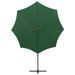 Parasol déporté avec mât et lumières LED Vert 300 cm 2 - Photo n°7