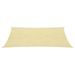 Parasol en PEHD rectangulaire 2x4 m Beige - Photo n°1