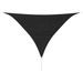 Parasol en PEHD triangulaire 3,6 x 3,6 x 3,6 m Anthracite - Photo n°1