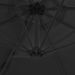 Parasol en porte-à-faux avec mât en acier Anthracite 300 cm - Photo n°2