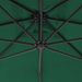 Parasol en porte-à-feux avec mât en acier 300 cm Vert - Photo n°2
