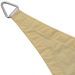 Parasol en tissu Oxford carré 3,6 x 3,6 m Beige - Photo n°3