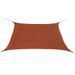 Parasol en tissu Oxford carré 3,6x3,6 m Ocre marron - Photo n°1