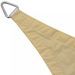 Parasol en tissu Oxford rectangulaire beige 4x6 m - Photo n°3