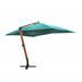 Parasol flottant Melia 300 x 400 cm Vert - Photo n°1