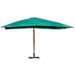 Parasol flottant Melia 300 x 400 cm Vert - Photo n°3