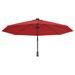 Parasol mural rouge vif 290 cm - Photo n°5