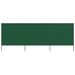 Paravent 3 panneaux Tissu 400 x 160 cm Vert - Photo n°1