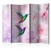Paravent 5 volets Colourful Hummingbirds II - Photo n°1