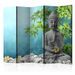 Paravent 5 volets Meditating Buddha II - Photo n°1