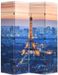 Paravent décoratif imprimé 4 volets bois et tissu K.Paris - Photo n°1