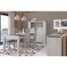 PARISOT Table a manger - Décor Gris Loft et Beton Foncé - MALONE - L 180 x P 90 x H 78 cm - Photo n°4