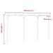 Pergola Bambou 385x40x205 cm - Photo n°7