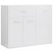 Petit buffet 3 portes et 1 tiroir Homa L 88 cm - Gamme intemporelle - Photo n°1