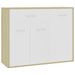 Petit buffet 3 portes et 1 tiroir Homa L 88 cm - Gamme intemporelle - Photo n°1