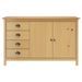 Petit buffet Kalexia 130 cm - Bois de pin massif - Photo n°1