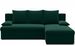 Canapé d’angle réversible convertible GARY en tissu côtelé – 206 cm - Photo n°1