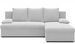 Canapé d’angle réversible convertible GARY en tissu côtelé – 206 cm - Photo n°1
