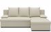 Canapé d’angle réversible convertible GARY en tissu côtelé – 206 cm - Photo n°1