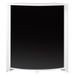 Petit meuble bar blanc BARNO 97 cm – Comptoir compact avec tablettes réglables - Photo n°1