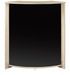 Petit meuble bar naturel BARNO 97 cm – Comptoir compact avec tablettes réglables - Photo n°1