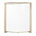 Petit meuble bar naturel BARNO 97 cm – Comptoir compact avec tablettes réglables - Photo n°1