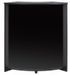 Petit meuble bar noir BARNO 97 cm – Comptoir compact avec étagères réglables - Photo n°1