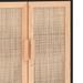 Petit meuble de rangement en bois 2 portes en Rotin naturel 60 cm - Modèle Kaliga - Photo n°5