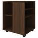 Petit meuble de rangement sur roulettes Burok 60 cm – Discret et pratique - Photo n°4