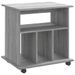 Petit meuble étagère à roulettes Ruka 60 cm - Fonctionnel et moderne - Photo n°1