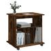 Petit meuble étagère à roulettes Ruka 60 cm - Fonctionnel et moderne - Photo n°2