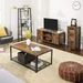 Petit meuble marron vintage style industriel Persienne 37 cm - Photo n°3
