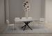 Petit table carrée extensible 90x90 à 194 cm gris ciment et anthracite Karzy - Photo n°2