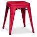 Petit tabouret industriel KALAX Premium 45 cm en acier brillant renforcé – Haut de gamme - Photo n°1