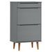 Petite armoire à chaussures en bois de pin Leva L 60 x H 103 x P 35 cm – Compacte et Élégante - Photo n°1