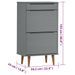 Petite armoire à chaussures en bois de pin Leva L 60 x H 103 x P 35 cm – Compacte et Élégante - Photo n°7