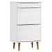 Petite armoire à chaussures en bois de pin Leva L 60 x H 103 x P 35 cm – Compacte et Élégante - Photo n°1
