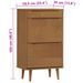 Petite armoire à chaussures en bois de pin Leva L 60 x H 103 x P 35 cm – Compacte et Élégante - Photo n°7