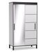 Petite armoire coulissante ADEL 120 cm avec miroir – Gain de place et fonctionnalité - Photo n°1