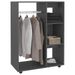 Petite armoire dressing sur roulette 1 penderie 3 étagères 80 cm - Collection Event - Photo n°1