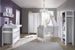 Petite chambre large complète pin gris et blanc Milano - Photo n°1